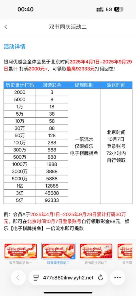 银河优越会2333 累计打码回馈-博彩彩金-博彩社区-博彩论坛